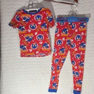 Sonic the Hedgehog Kids Pajama Set - Red